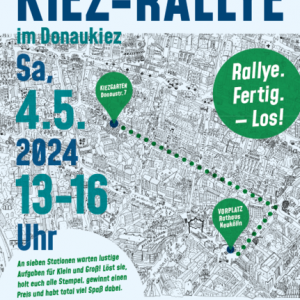 Berlin-Neukölln | Zum Tag der Städtebauförderung am 4. Mai 2024 können Familien, Anwohnende und Gäste bei einer Kiez-Rallye die Donaustraße entdecken.