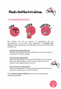 Abbildung einer Seite eines Bildungsmaterials für das Goethe Institut in China